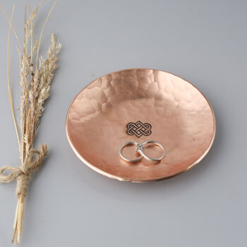 22nd Anniversary Gift Hand Forged Copper Dish, 2 of 8