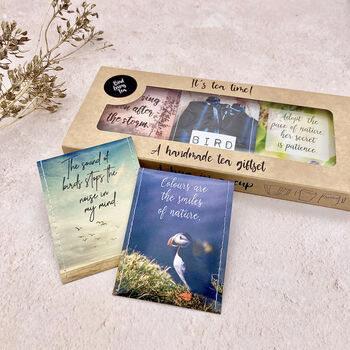 Bird Lover Gifts: Tea Gift Set For Bird Watchers, 3 of 12