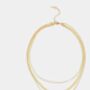 Dainty 14 K Gold Plated Chain Choker Necklace, thumbnail 5 of 6