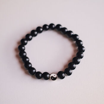 Courage Bracelet For Him – Stretch Crystal Bracelet, 6mm Beads, 8 of 12