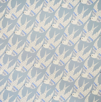 Birds In Blue Christmas Wrapping Paper, 3 of 3