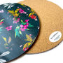 Cherry Blossom Navy Floral Melamine Placemats, thumbnail 6 of 11