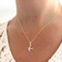 Sterling Silver Swallow Pendant Necklace, thumbnail 7 of 8