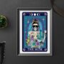 Tarot Style Wine Mum Funny Typographical Print, thumbnail 7 of 7
