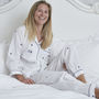Personalised Mummy And Son Star And Navy Pyjama Set, thumbnail 2 of 6