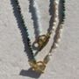 Handmade Semi Precious Gemstone And Pearl Necklace, thumbnail 3 of 8