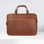 Personalised Leather Compact Laptop Satchel, thumbnail 3 of 12