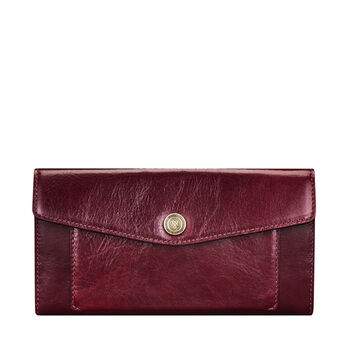 Quality Women's Leather Envelope Purse 'Forli', 5 of 12