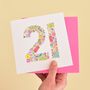 Girlie Things Special Milestone Birthday Card, thumbnail 8 of 9
