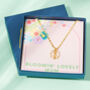 Bloomin' Lovely Mum Gold Plated Mother's Day Mama Necklace, thumbnail 1 of 8