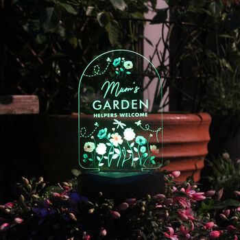 Personalised Solar Light For New Home Gardens, 3 of 3