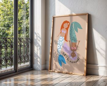 Let’s Be Mermaids Art Print, 7 of 9