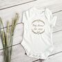 Personalised Baby Bodysuit. Babygrow, thumbnail 1 of 4