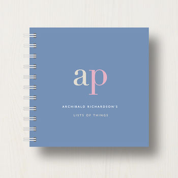 Personalised Name Initials Small Notebook, 6 of 10