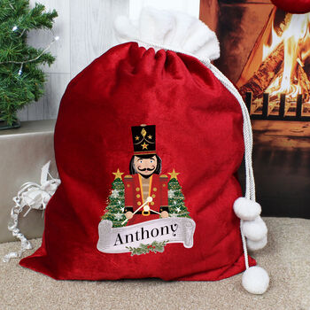 Personalised Nutcracker Red Sack, 2 of 4