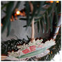 Wooden Wheelbarrow Christmas Tree Decoration, thumbnail 4 of 6