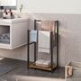 Towel Rail Freestanding Towel Rack Holder Drying Stand, thumbnail 1 of 9