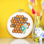Bee Happy Cross Stitch Kit, thumbnail 1 of 9