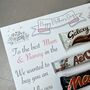 Personalised Mothers Day Chocolate Message Photo Board, thumbnail 6 of 8