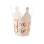 Rose Gold Team Bride Hen Party Mini Party Crowns, thumbnail 2 of 3