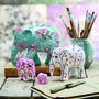 Mother's Love Hand Painted Celebration Elephant, thumbnail 6 of 12
