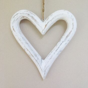 Large Hand Painted Hanging Heart, 2 of 7