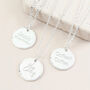 Personalised Swash Initial Disc Necklace, thumbnail 3 of 12
