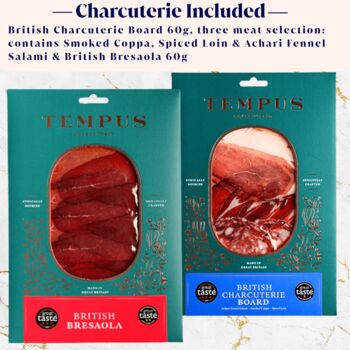 Charcuterie Hamper Meat And Cheese Gift For Foodies, 5 of 5