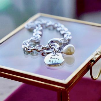 Personalised 'You're Loved' Pearl Bracelet, 2 of 5