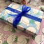 Swan Gift Wrapping UK Made Luxury Paper, thumbnail 1 of 3