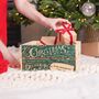 Vintage Stamp Christmas Eve Crate, thumbnail 4 of 5