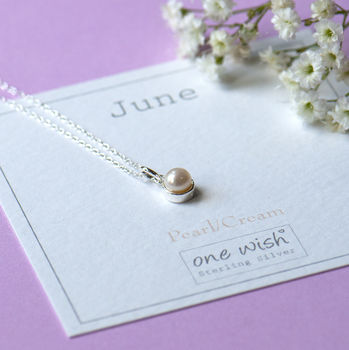 July Birthstone Sterling Silver Necklace, 10 of 12