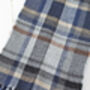 Check Subtle Monogram Scarf, thumbnail 3 of 4