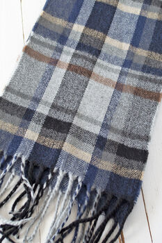 Check Subtle Monogram Scarf, 3 of 4