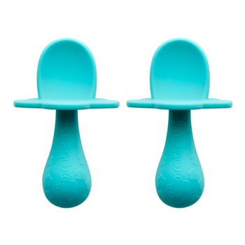 Grabease Baby Silicone Spoons 2pk, 3 of 5
