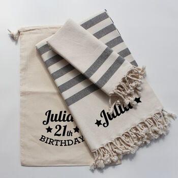 Personalised Towel Set, Hen Party Gift, 2 of 12