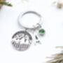 Personalised Wanderlust Keyring Travel Gift, Adventure Accessory, thumbnail 5 of 8