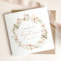Pink Floral Personalised Baptism Card, thumbnail 3 of 4
