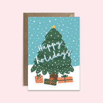 Happy Holidays | Christmas Card | Seasonal Card, 3 of 3