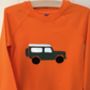 Kids Car Long Sleeved T Shirt, thumbnail 1 of 3