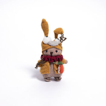Shetland Wool Woodland Amigurumi Bag Charm Collection, 3 of 7