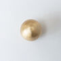 Solid Brass Cylindrical Drawer Knob, thumbnail 6 of 7