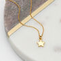 18ct Gold Plated Tiny Star Necklace, thumbnail 3 of 7