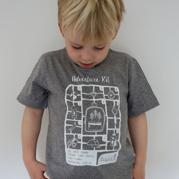 Childrens Organic 'Adventure Kit' T Shirt, 4 of 5