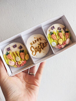 Hand Iced Happy Easter Biscuit Box, 3 of 7