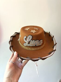 Kids Personalised Cowboy Hat, 2 of 2