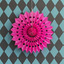 Pink Paper Fan Hanging Decoration, thumbnail 1 of 8