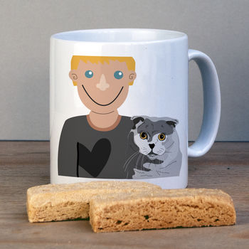 Personalised Cat Dad Mug, 2 of 12