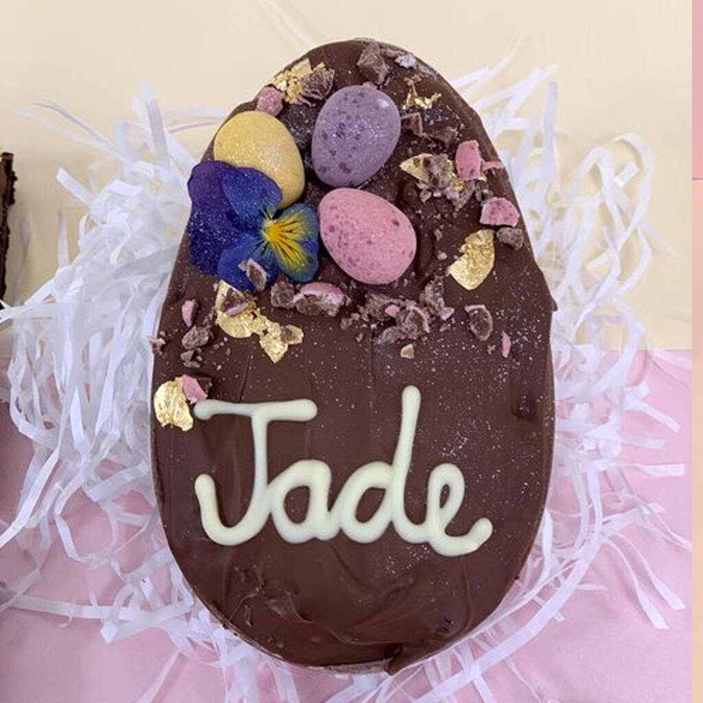 Personalised Brownie Loaded Easter Egg, 1 of 3