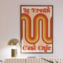 Le Freak Print | Disco Print | Music Poster | Wall Art | A5 A4 A3 | Disco | Bold | Typographic | Quote, thumbnail 1 of 5